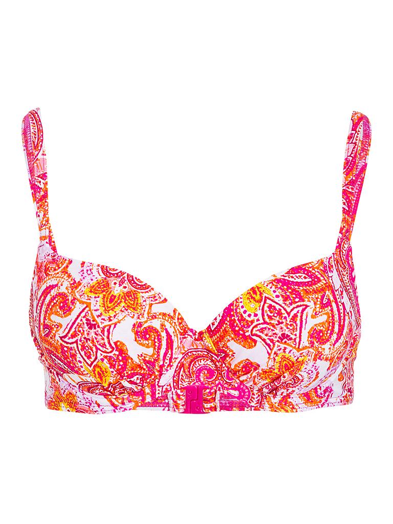 HOT STUFF Damen Bikinioberteil Pink Paisley pink